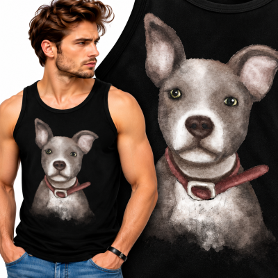 TANK TOP ZWIERZĘTA  AMERICAN PITBULL TERRIER